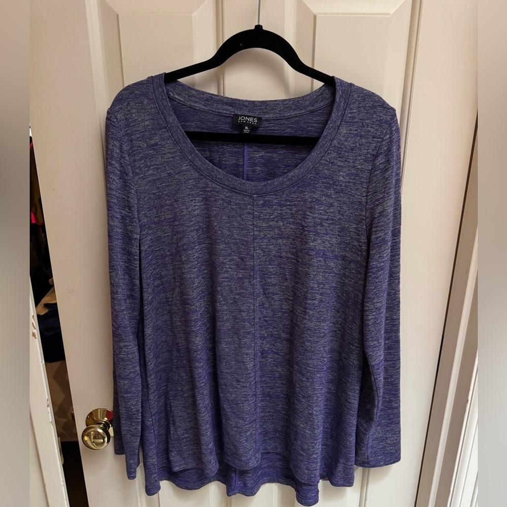 Jones New York Purple Women’s Knit Top - Picture 2 of 4